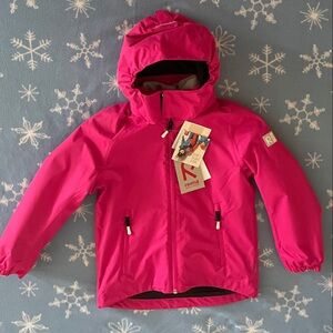 Brand new! Reima Girls Pink 3-in-1 Jacket Roundtrip 521458 Size S/8 Eur 128cm